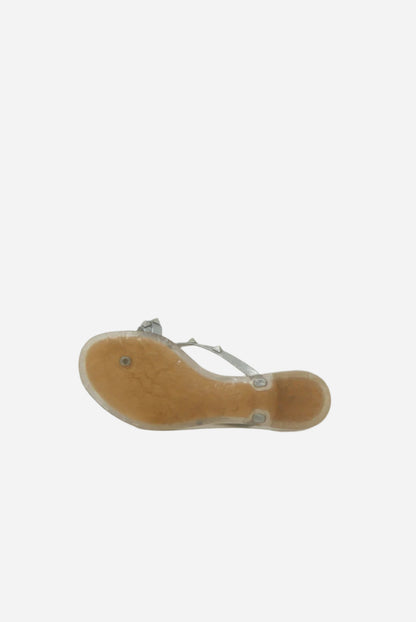 Valentino Glitter Rubber Rock studded Sandals