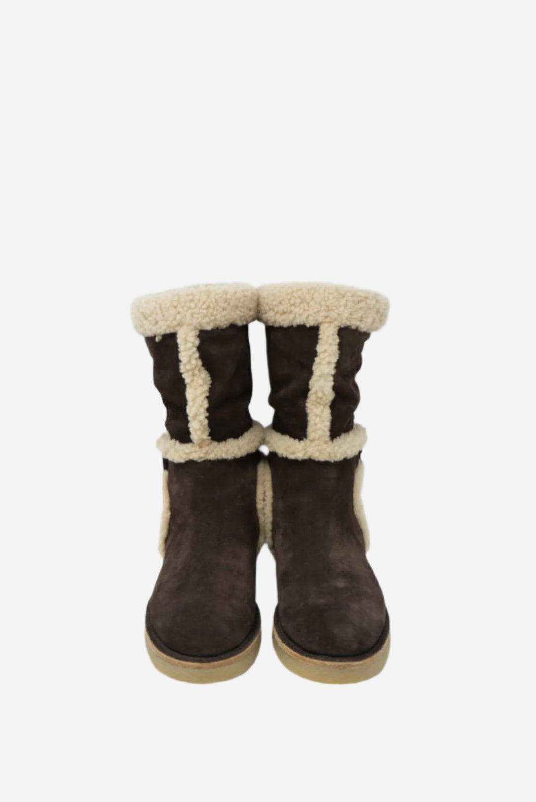 Louis Vuitton Brown Leather Snow Boots