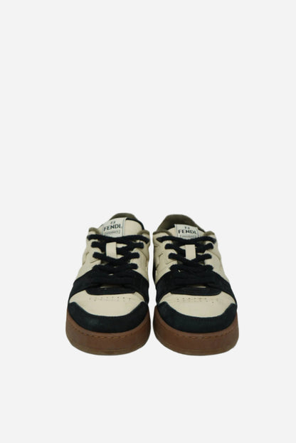 Fendi Match Low tops in black suede