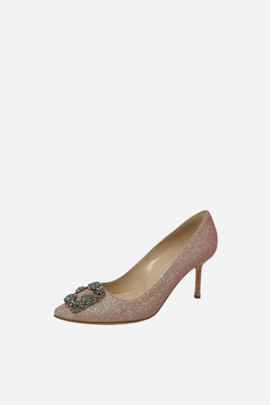Manolo Blahnik Crystal Pumps