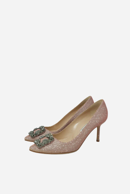 Manolo Blahnik Crystal Pumps