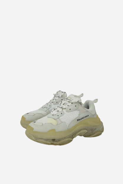 Balenciaga White Triple S Sneakers