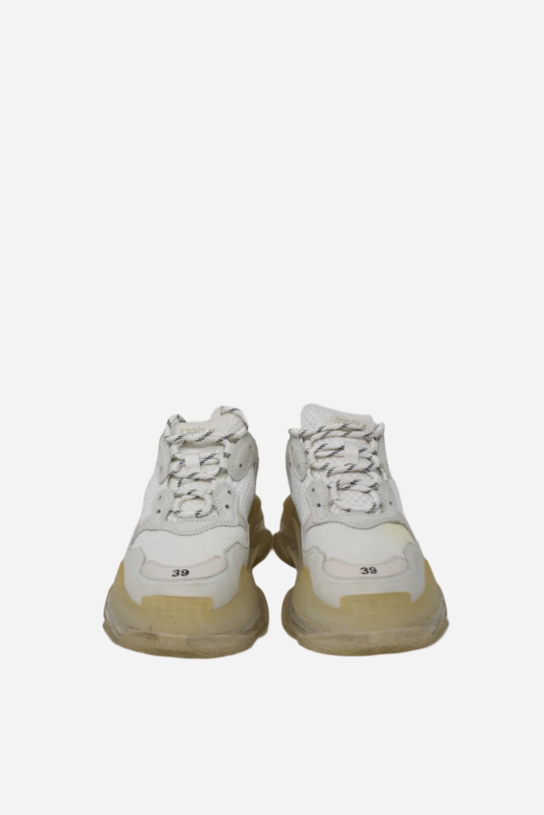 Balenciaga White Triple S Sneakers