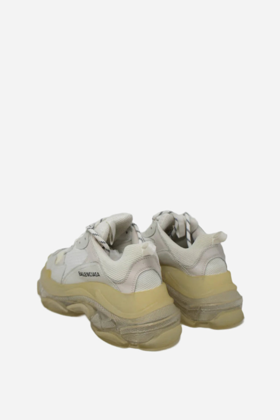 Balenciaga White Triple S Sneakers Size 39