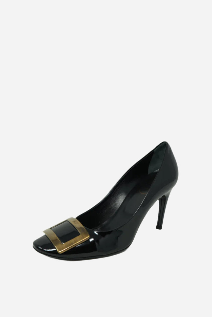 Roger Vivier Black Patent Leather Pumps Size 39