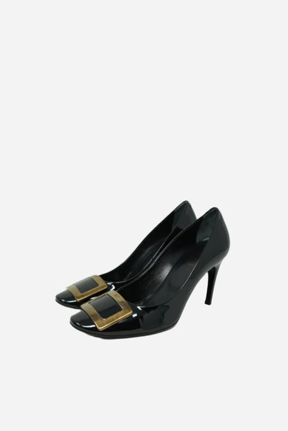 Roger Vivier Black Patent Leather Pumps