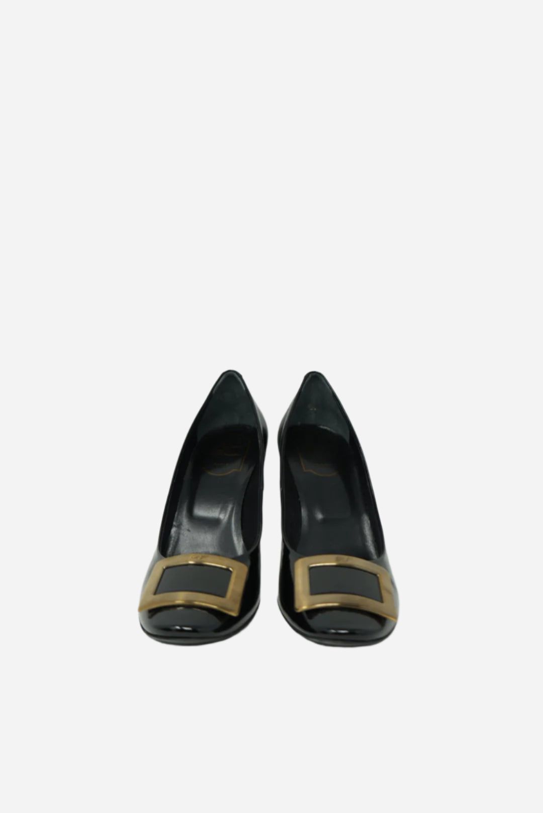 Roger Vivier Black Patent Leather Pumps