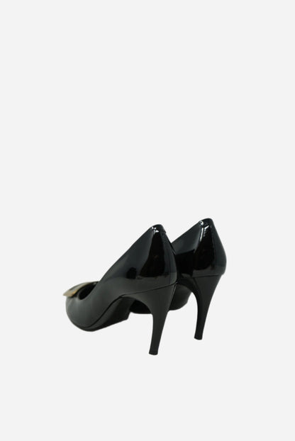 Roger Vivier Black Patent Leather Pumps