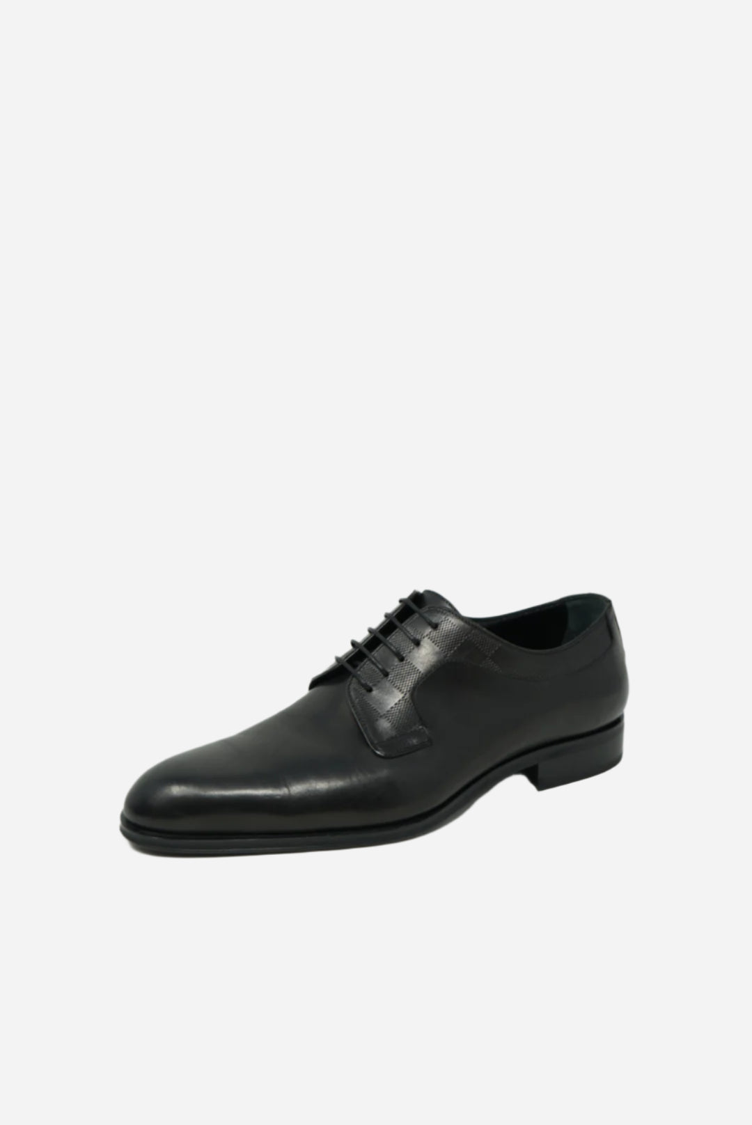 Louis Vuitton Men's Black Damier Leather Oxfords Size 39.5