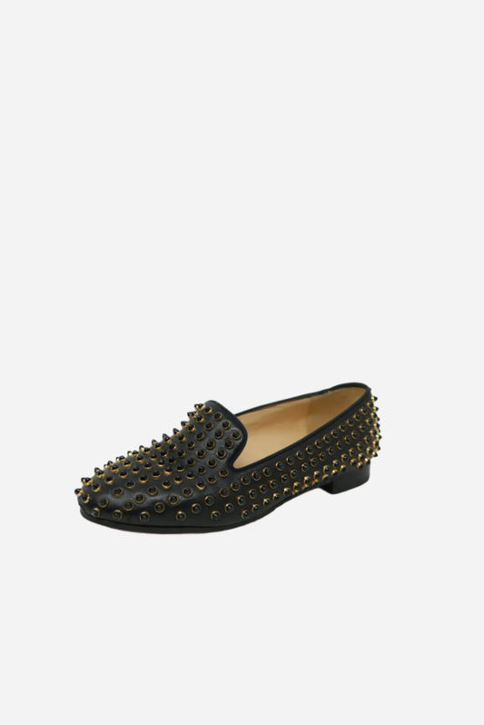 Christian Louboutin Black Rolling Loafers