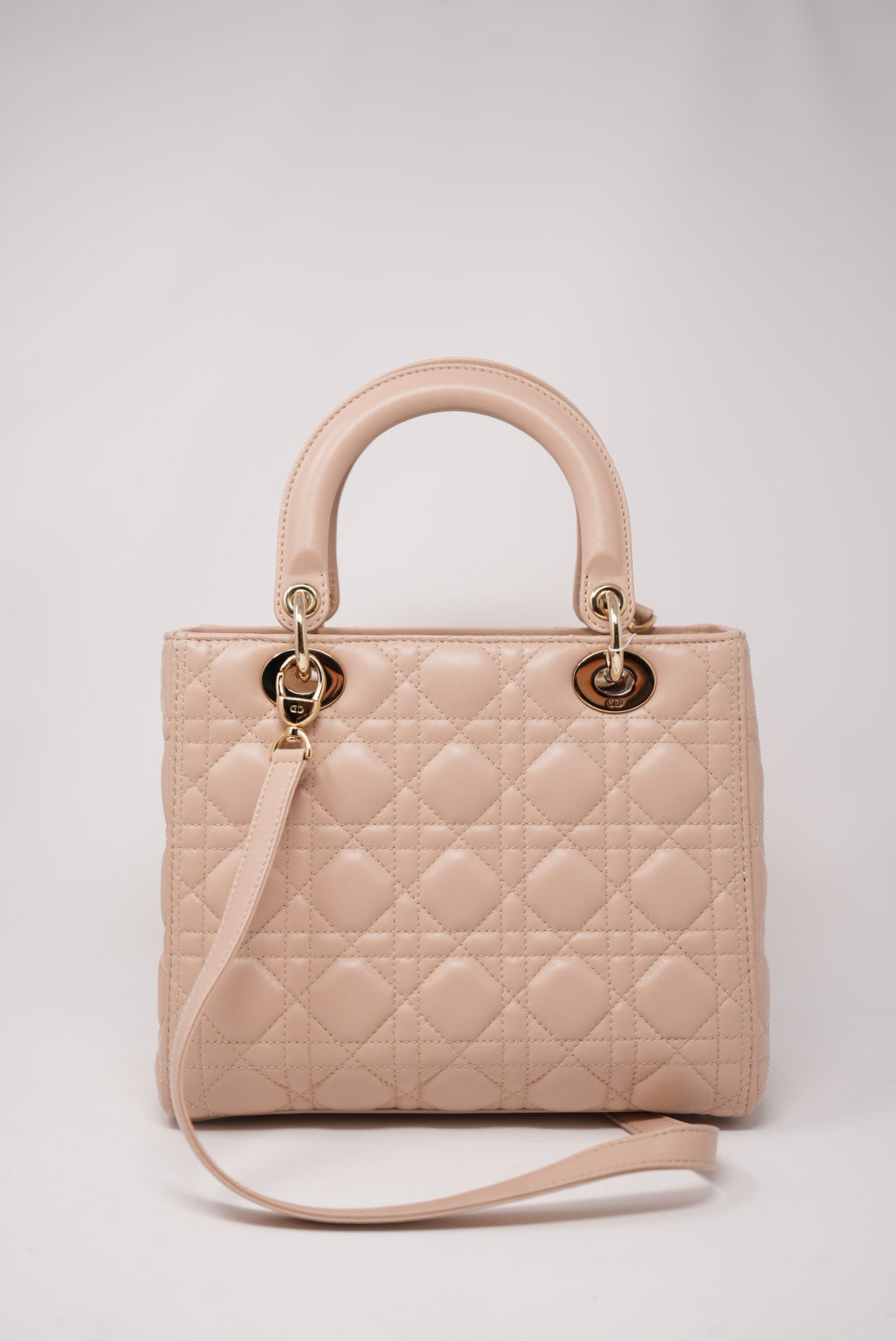 Dior 2014 Lady Dior Medium Handbag (Retail $8,000)