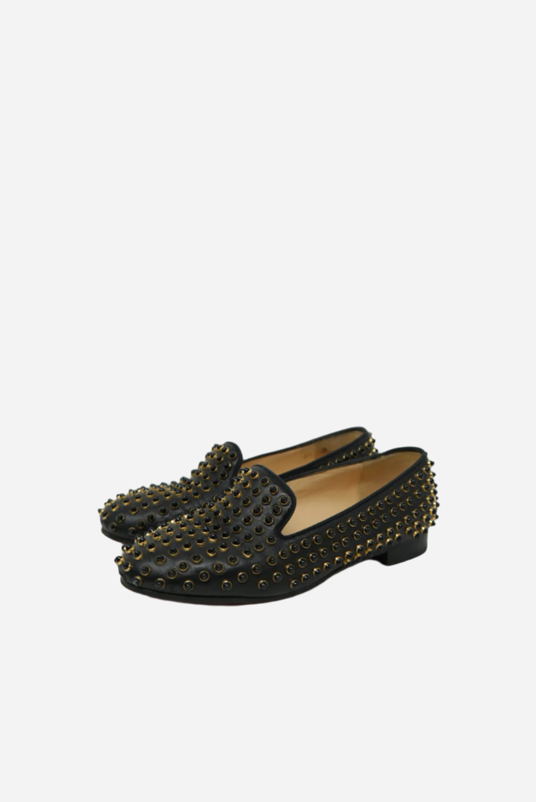 Christian Louboutin Black Rolling Loafers