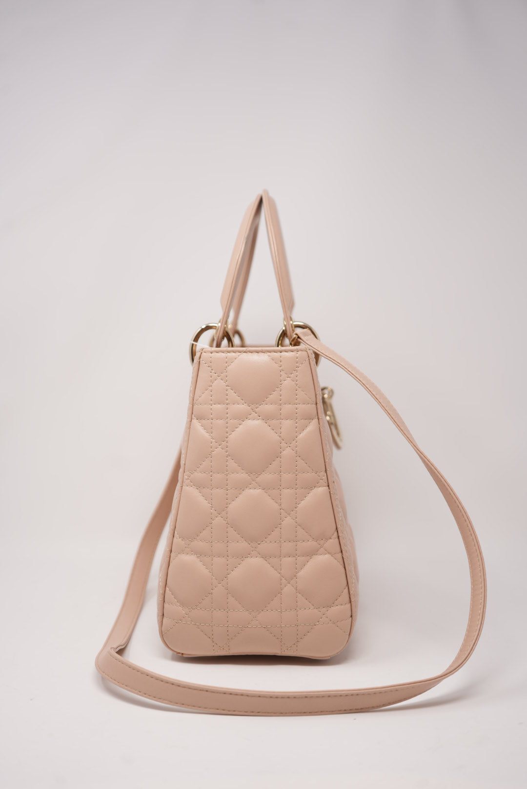 Dior 2014 Lady Dior Medium Handbag (Retail $8,000)