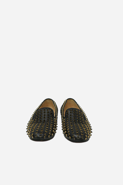 Christian Louboutin Black Rolling Loafers