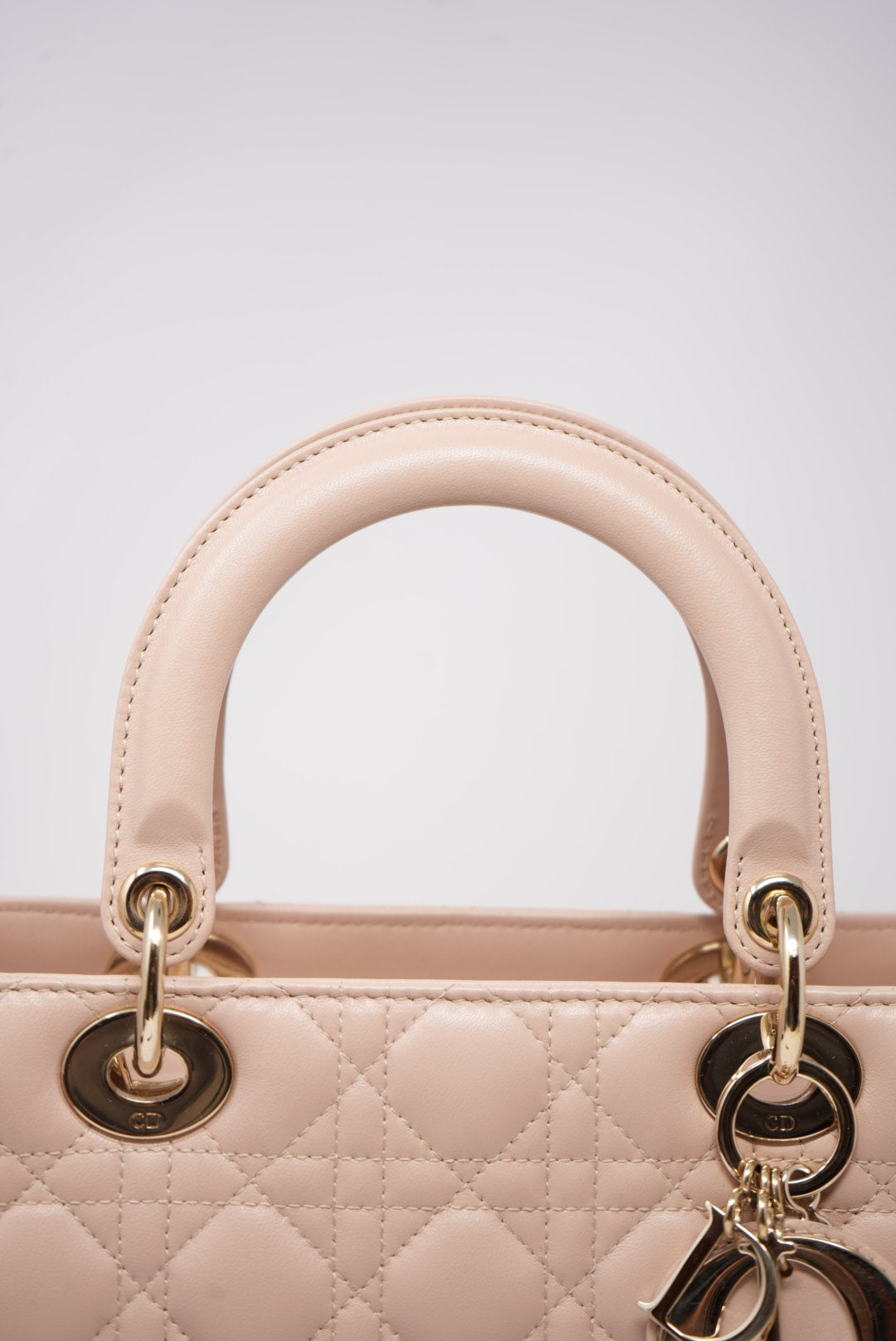 Dior 2014 Lady Dior Medium Handbag (Retail $8,000)