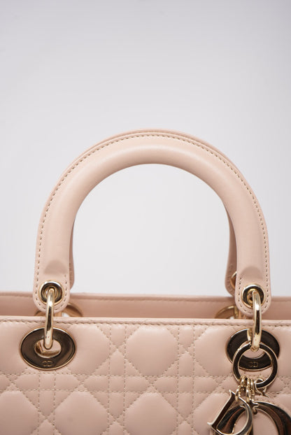 Dior 2014 Lady Dior Medium Handbag (Retail $8,000)