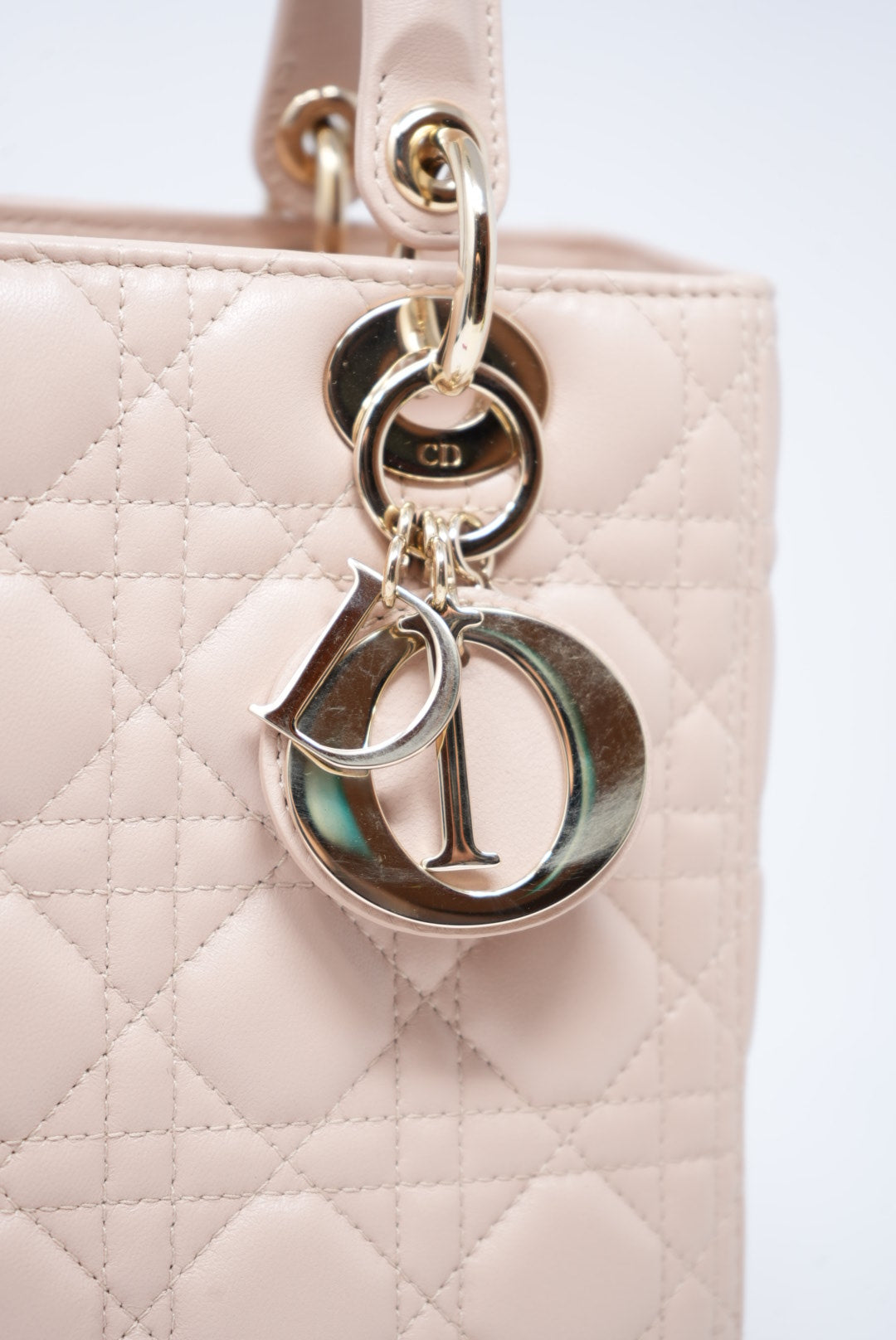Dior 2014 Lady Dior Medium Handbag (Retail $8,000)