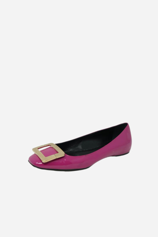 Roger Vivier Red Patent Flats