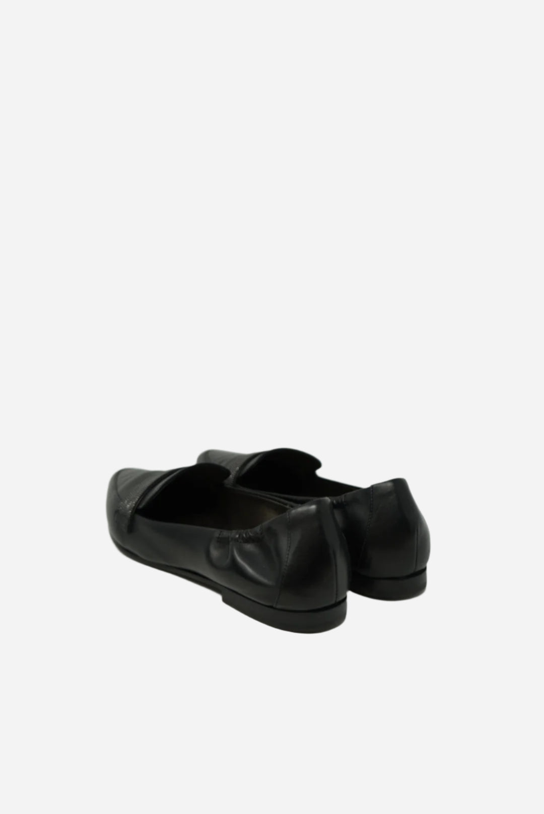 Brunello Cucinelli Black Leather Loafer
