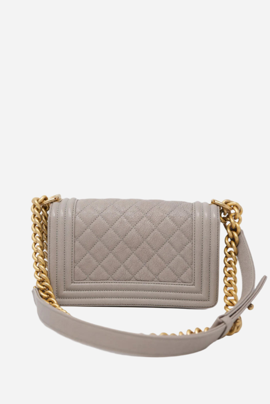 Pre-Owned Chanel Boy Classic Flap Bag Caviar Small