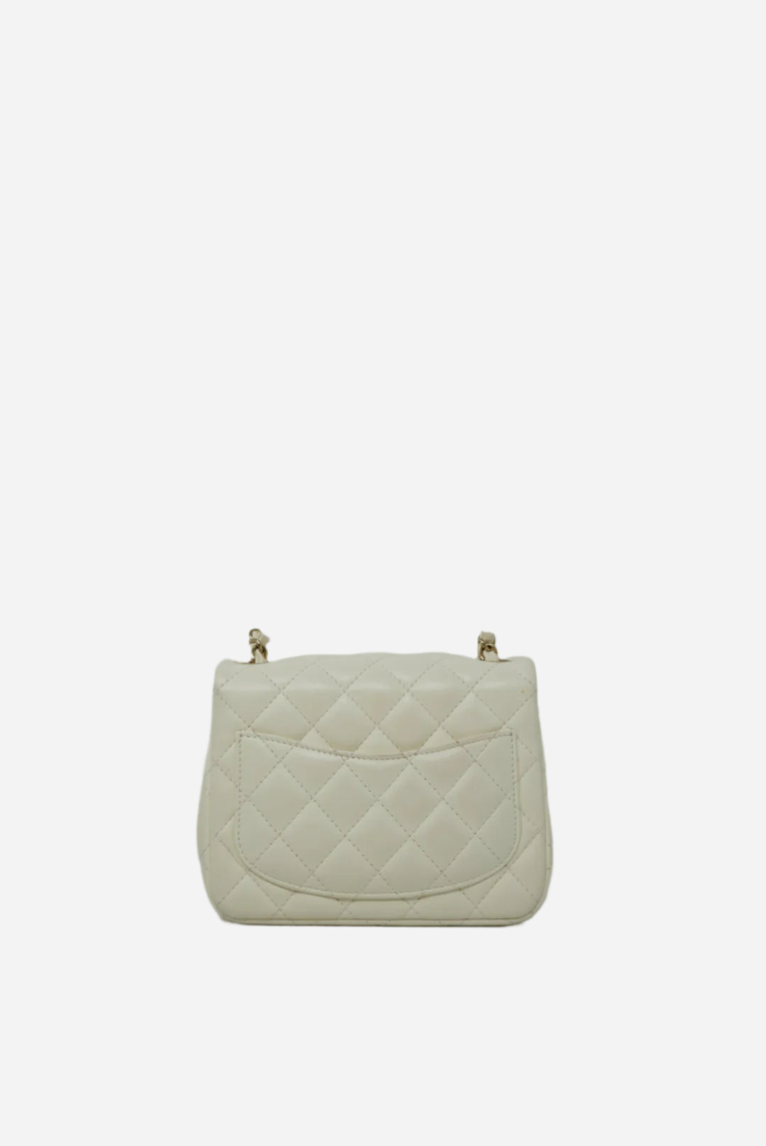 Pre-Owned Chanel Lambskin Mini Square Bag