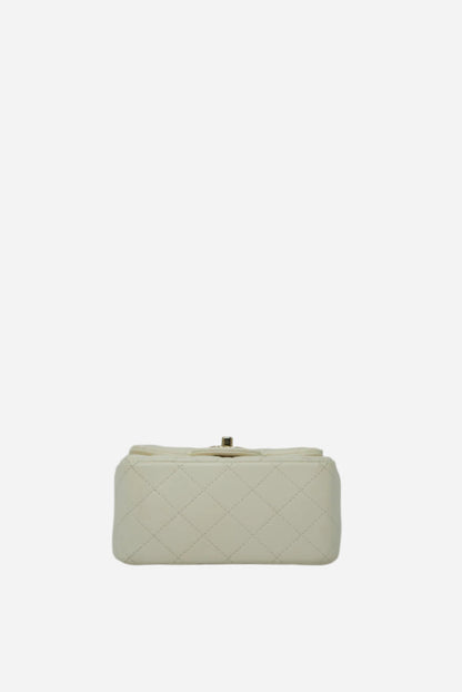 Pre-Owned Chanel Lambskin Mini Square Bag