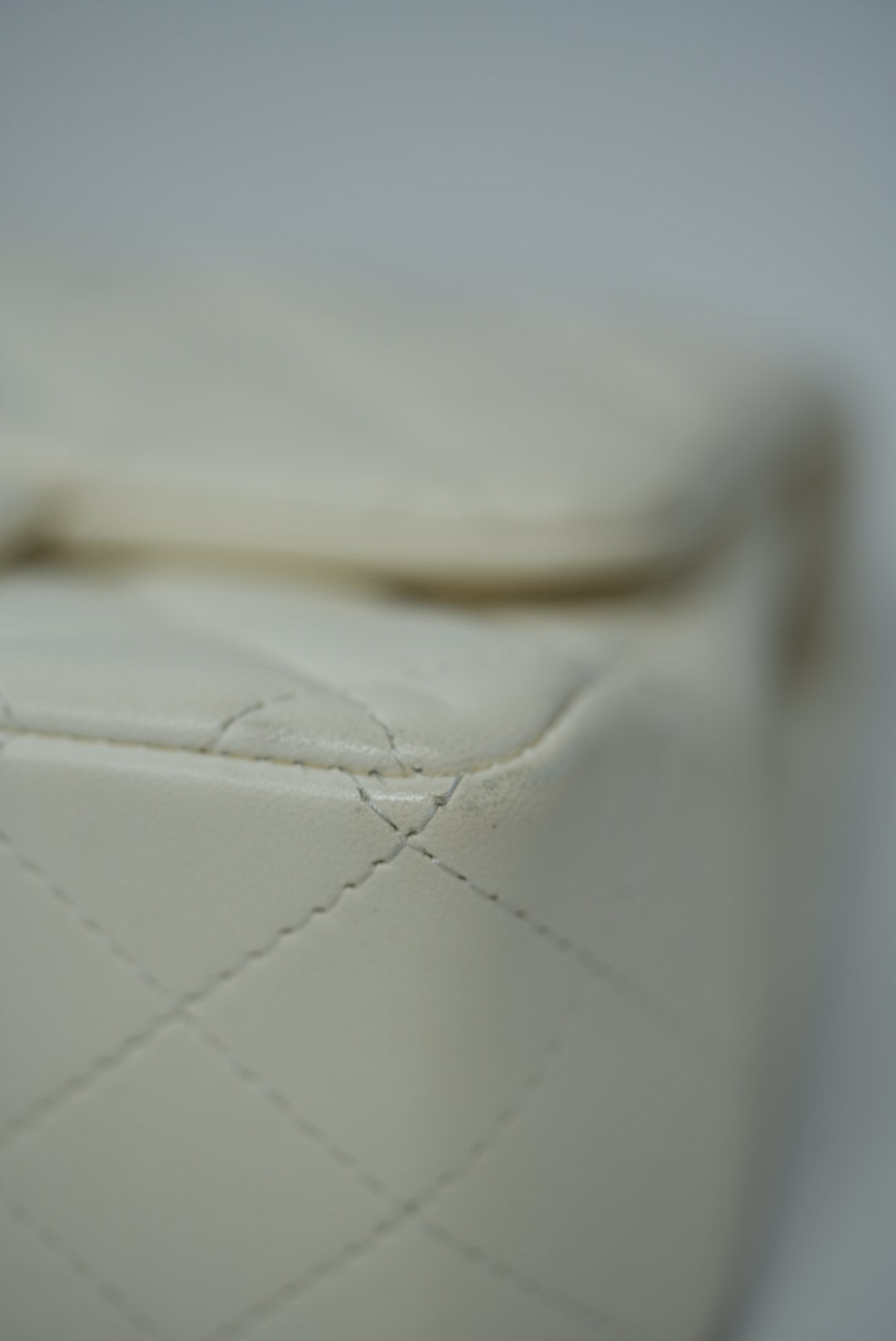 Pre-Owned Chanel Lambskin Mini Square Bag