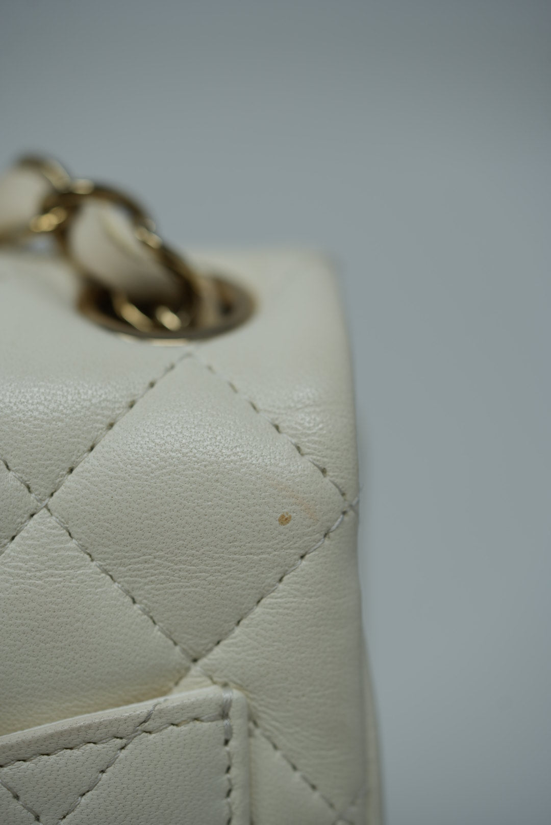 Pre-Owned Chanel Lambskin Mini Square Bag