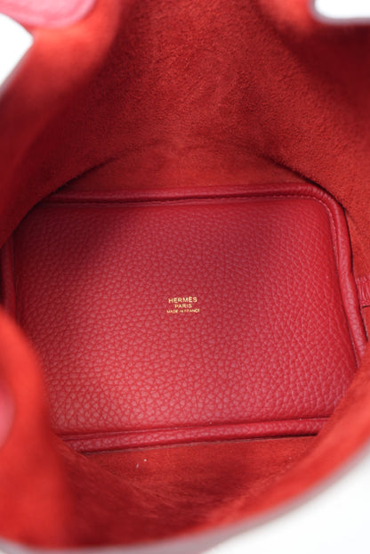 Hermes Picotin 18 Red