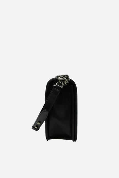 Pre-Owned Chanel LARGE BOY HANDBAG Black