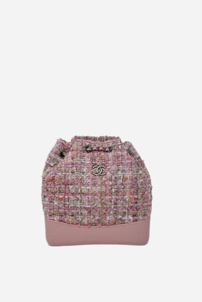 Pre-Owned Chanel Tweed Gabrielle Backpack