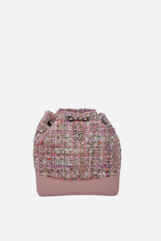 Pre-Owned Chanel Tweed Gabrielle Backpack