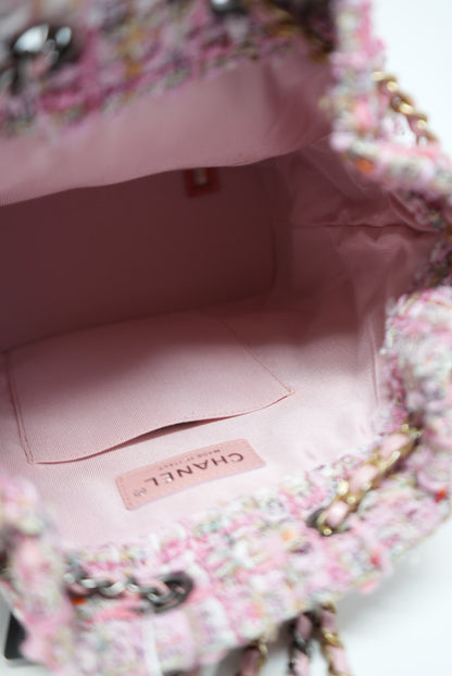 Pre-Owned Chanel Tweed Gabrielle Backpack