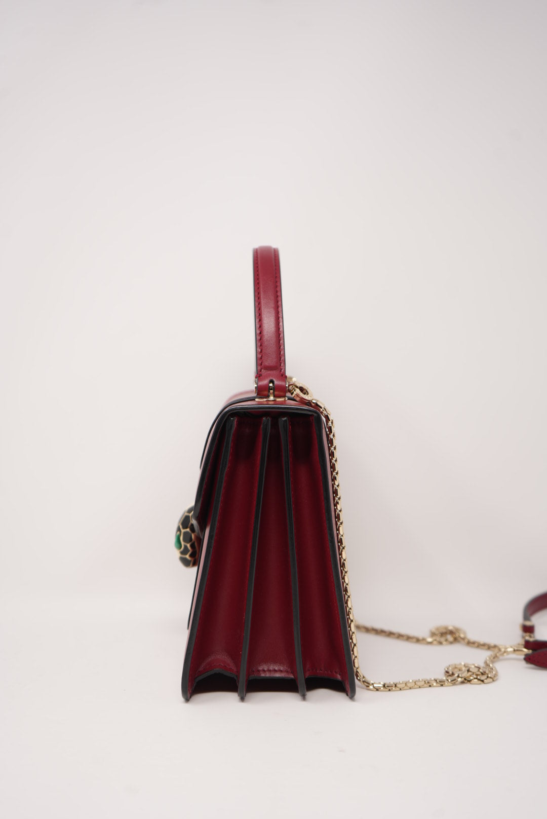 Pre-owned Bvlgari SERPENTI FOREVER TOP HANDLE
