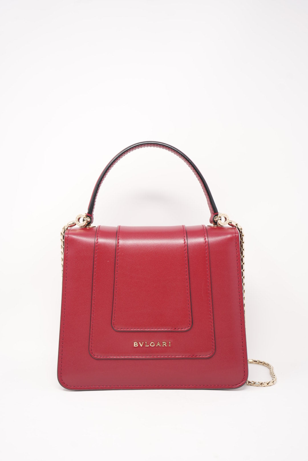Pre-owned Bvlgari SERPENTI FOREVER TOP HANDLE