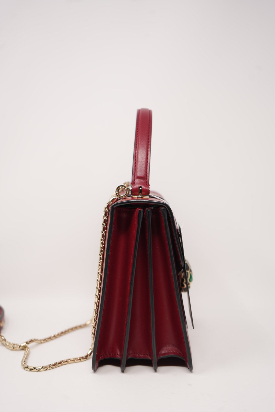 Pre-owned Bvlgari SERPENTI FOREVER TOP HANDLE