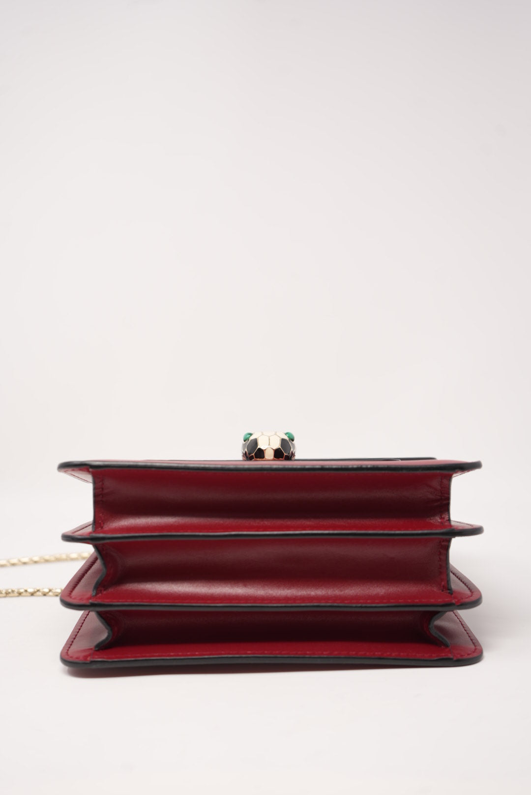 Pre-owned Bvlgari SERPENTI FOREVER TOP HANDLE