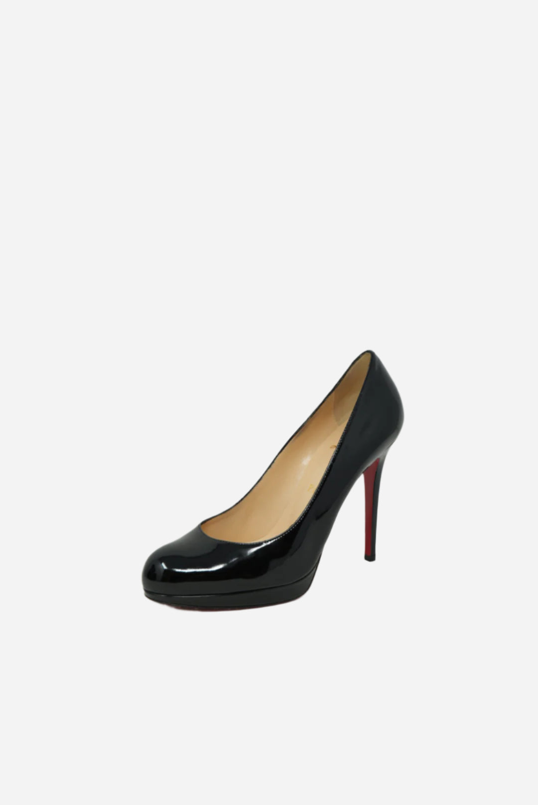 Christian Louboutin Black Patent Heels Size 37
