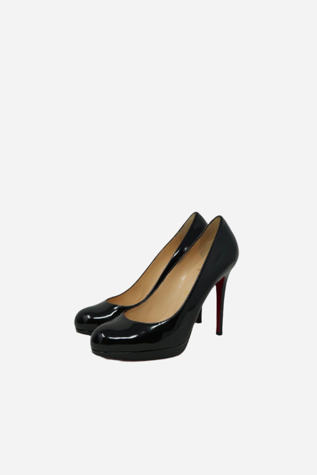 Christian Louboutin Black Patent Heels Size 37