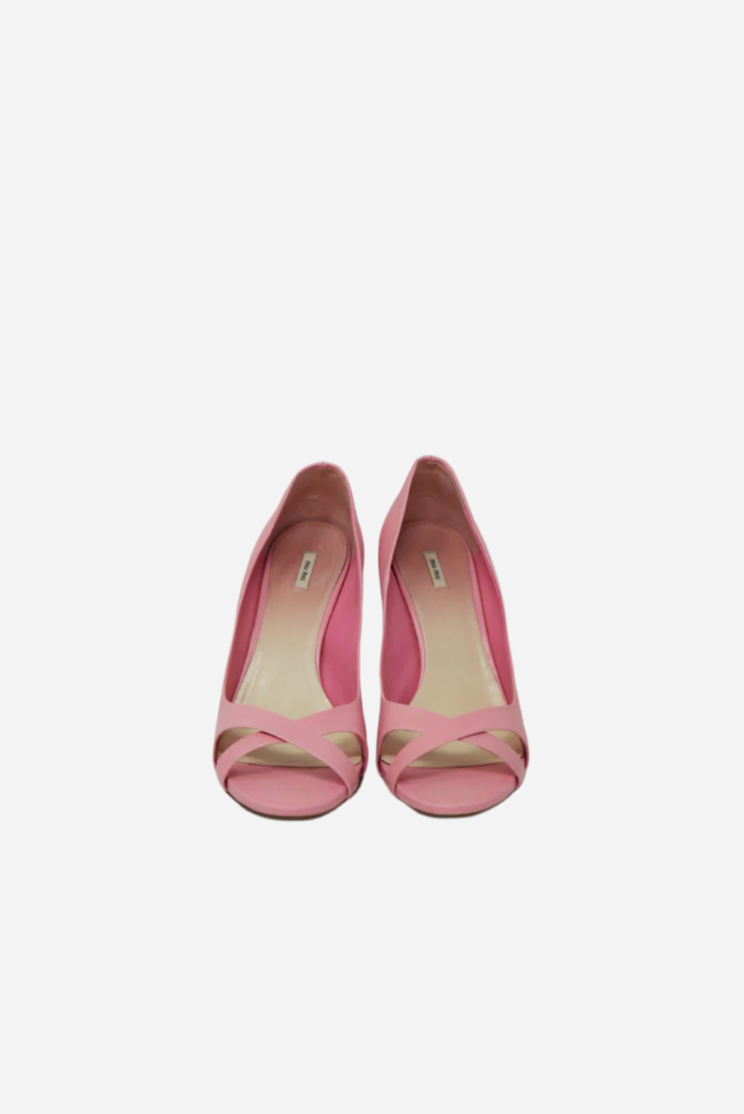 Miu Miu Leather Heels Pink