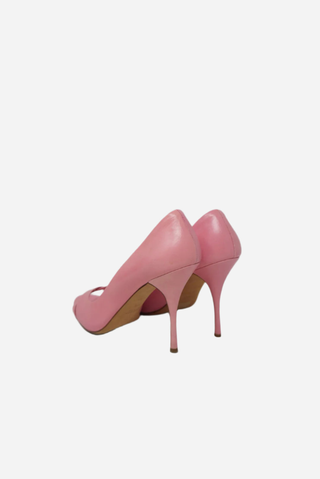 Miu Miu Leather Heels Pink