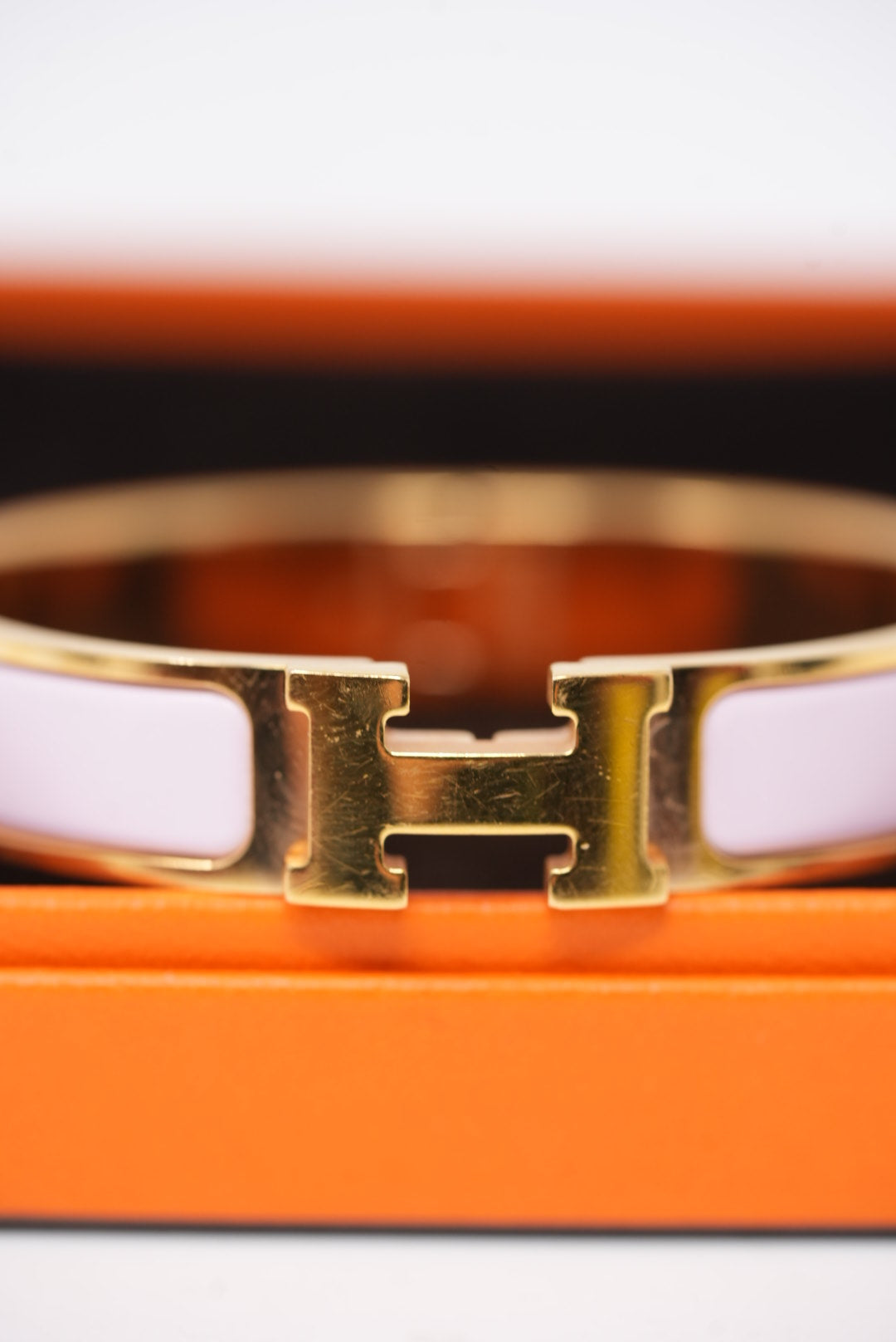 Hermes Clic H Bracelet Pink