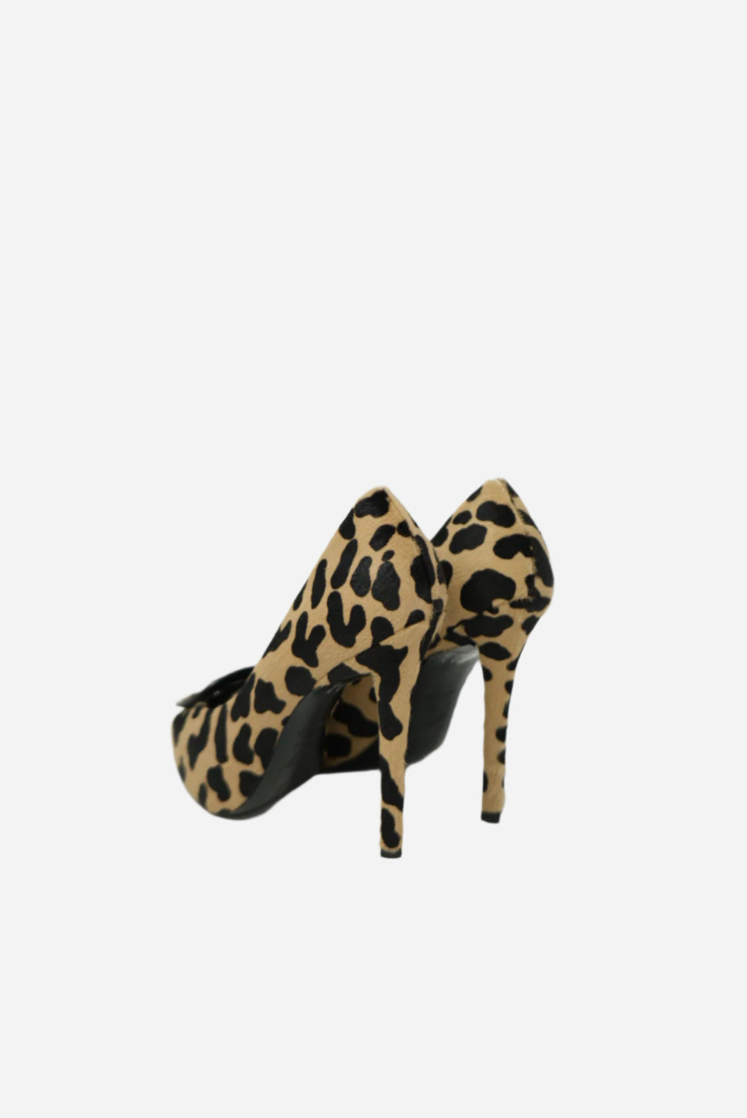 Roger Vivier Pony Hair Leopard Heels
