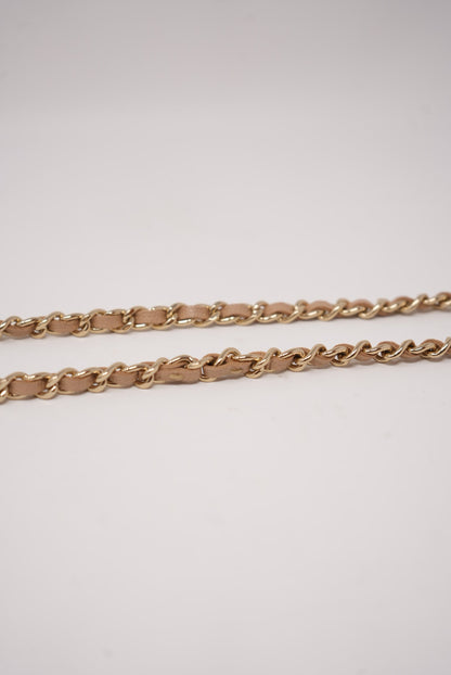 Pre-Owned Chanel Caviar Wallet On Chain Beige