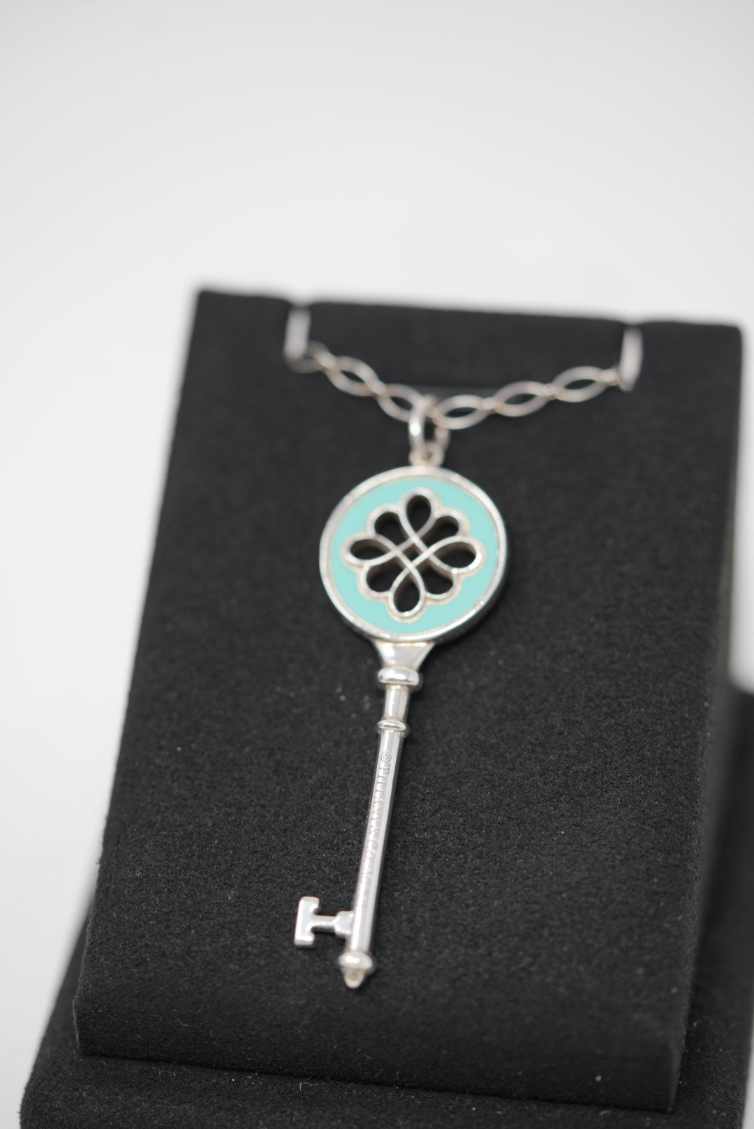 Tiffany Silver Key Pendant