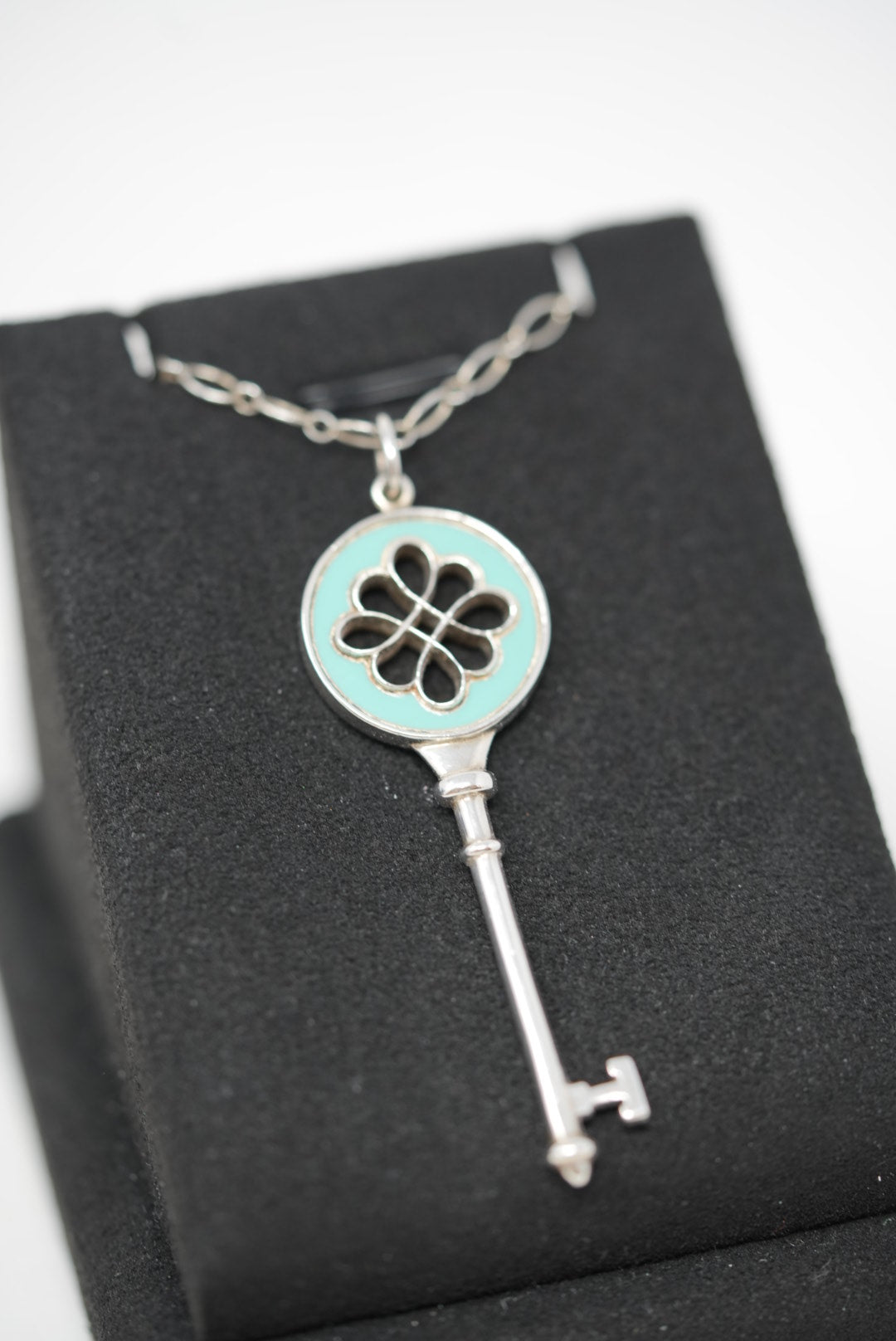 Tiffany Silver Key Pendant