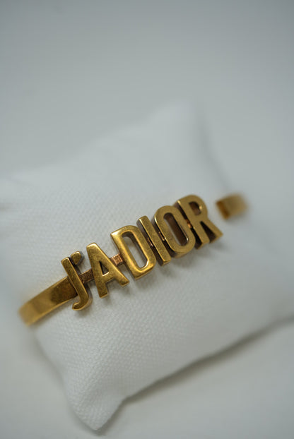 Dior Metal J'Adior Bracelet Cuff