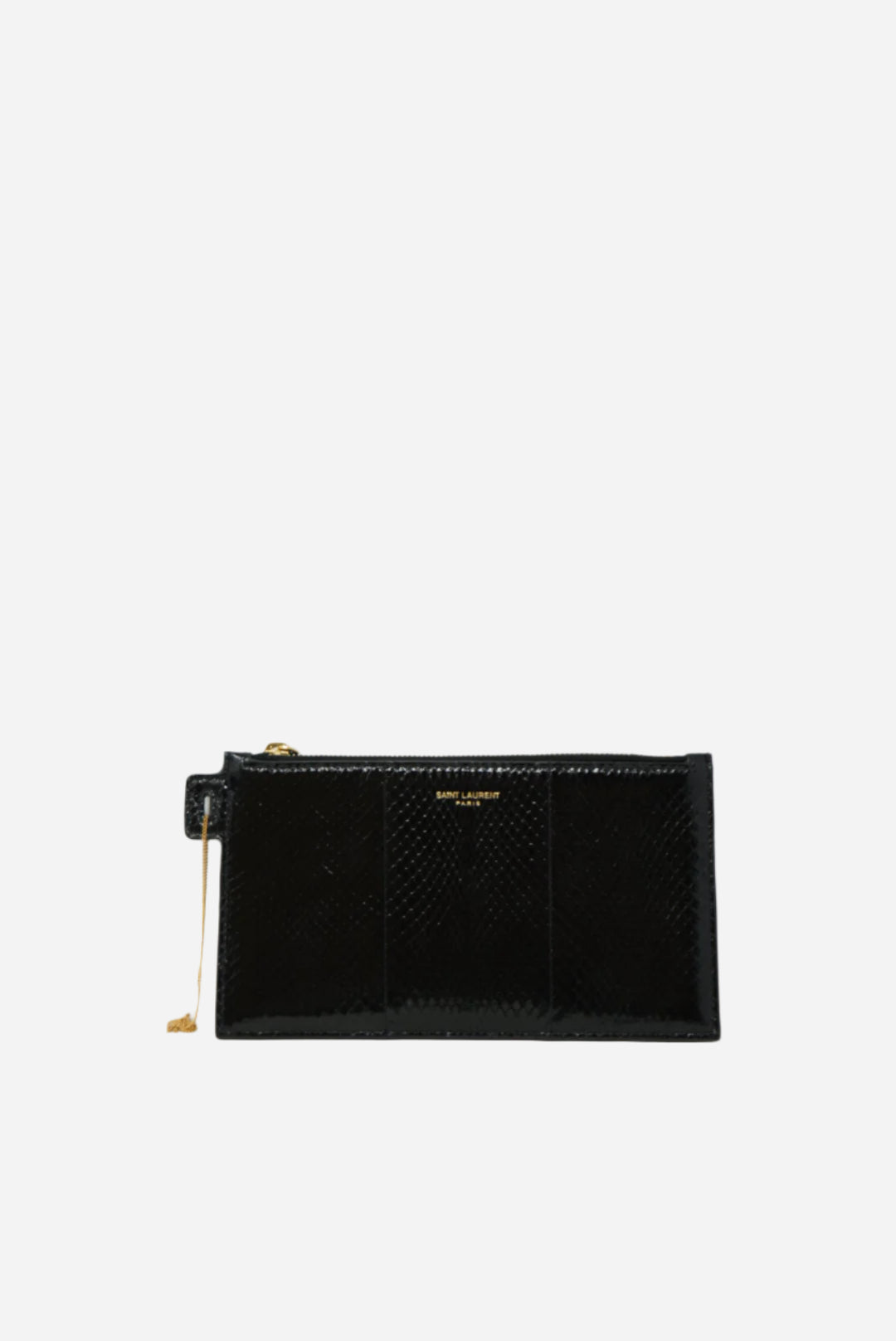 Saint Laurent Embossed Leather Chain Pouch NWT