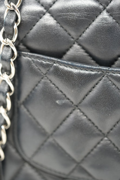 Pre-Owned Chanel Lambskin Mini Square Flap Bag 2016