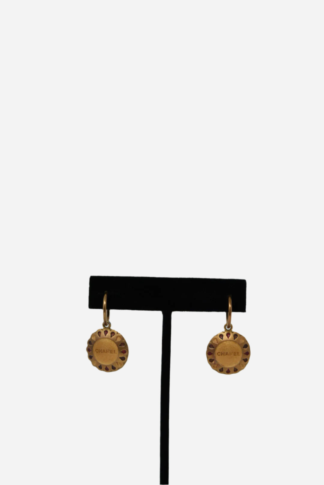 Pre-Owned Chanel Round Shaking Earrings 1999